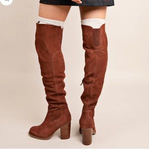 Kelsi Dagger Logan Coffee Over The Knee Boot